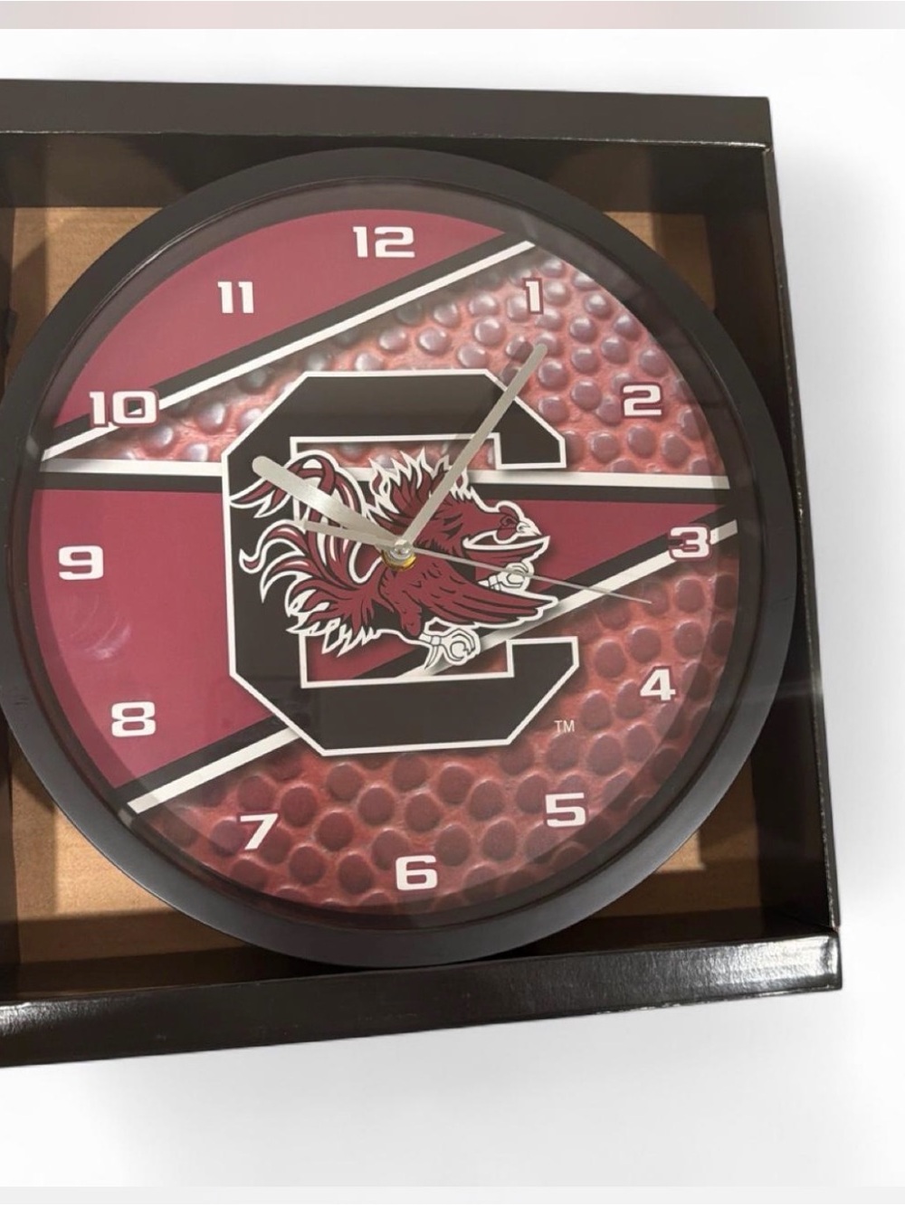 South Carolina Gamecocks Collegiate Maroon Wall Clock